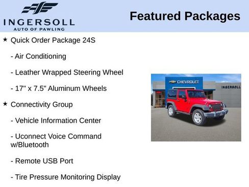 Used 2017 Jeep Wrangler Sport w/ Quick Order Package 24S AWD/4WD image 15
