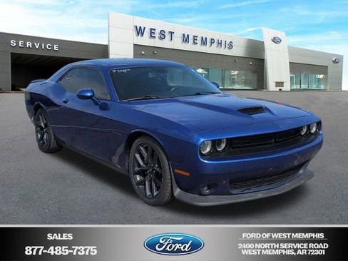 Used 2022 Dodge Challenger R/T w/ Blacktop Package RWD image 1
