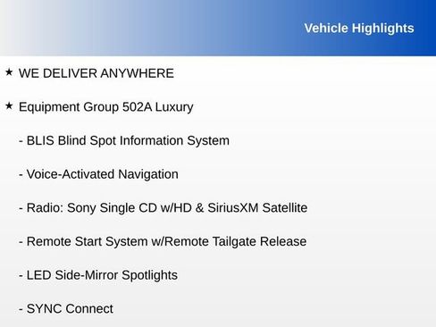 Used 2017 Ford F150 Lariat w/ Equipment Group 502A Luxury AWD/4WD image 8