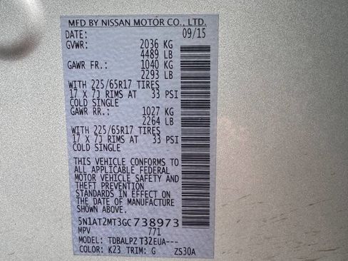 Used 2016 Nissan Rogue S image 27