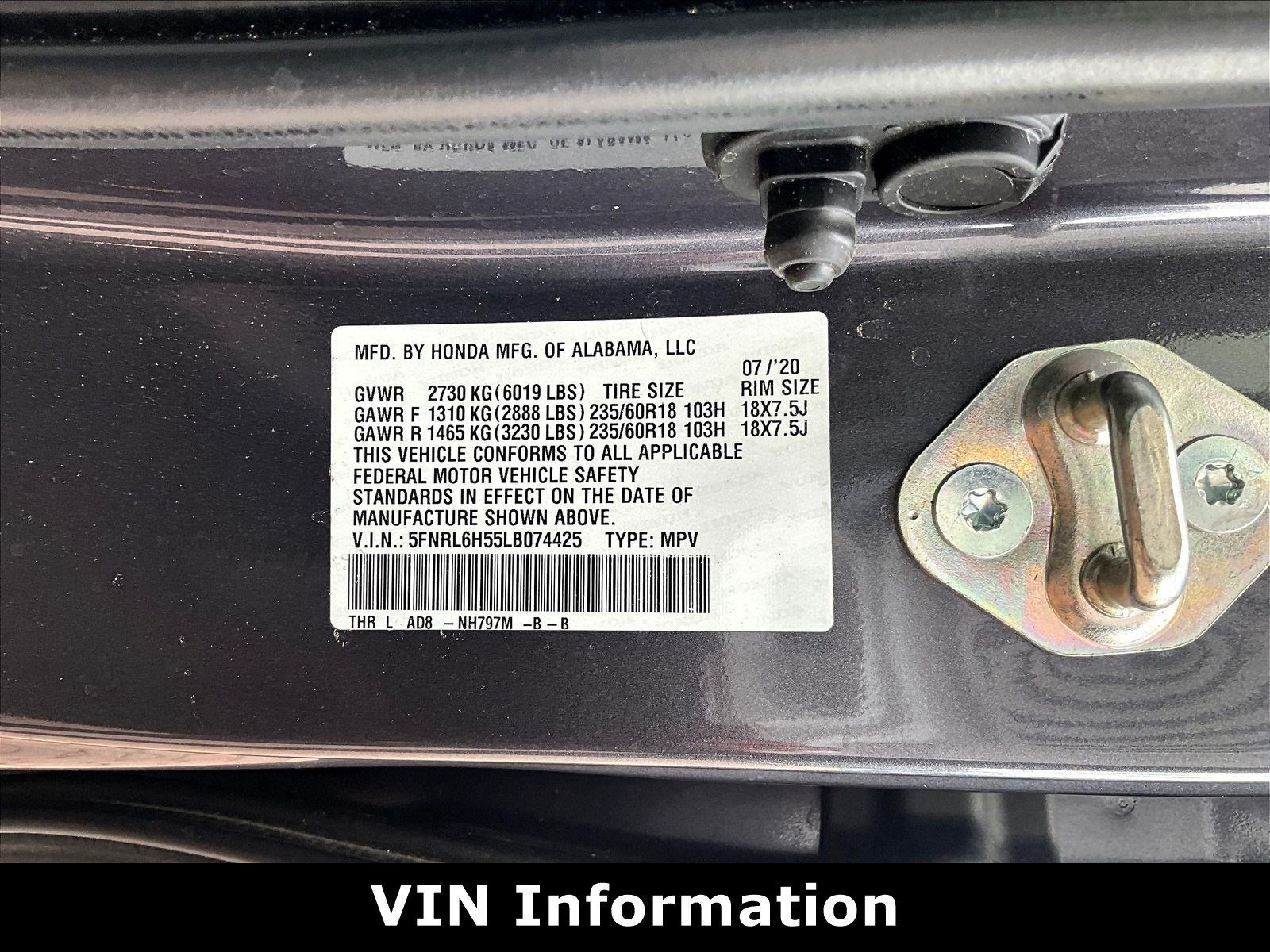Used 2020 Honda Odyssey EX image 19
