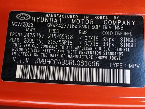 Certified 2024 Hyundai Kona SEL w/ Convenience Package AWD/4WD image 29