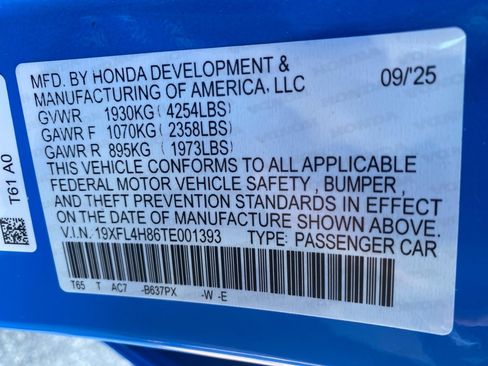 Certified 2026 Honda Civic Sport image 39