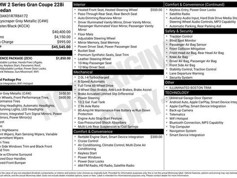 Used 2024 BMW 228i xDrive Gran Coupe w/ Convenience Package AWD/4WD image 20