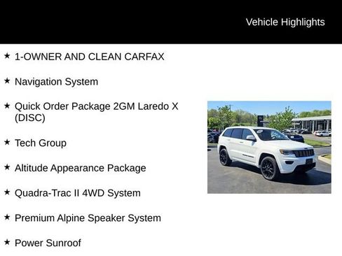 Used 2022 Jeep Grand Cherokee Laredo X AWD/4WD image 5