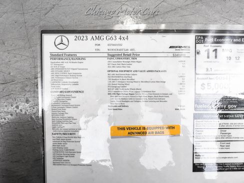 Used 2023 Mercedes-Benz G 63 AMG Squared image 66