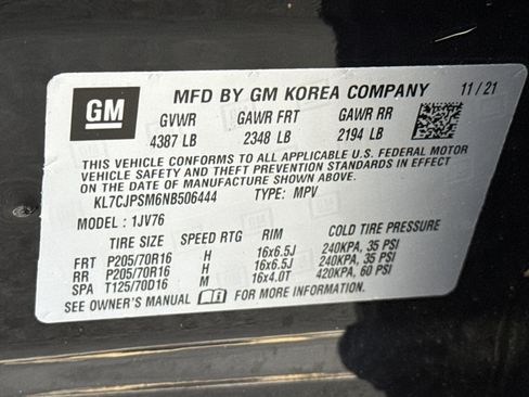 Certified 2022 Chevrolet Trax LT w/ Premium Seat Package image 31