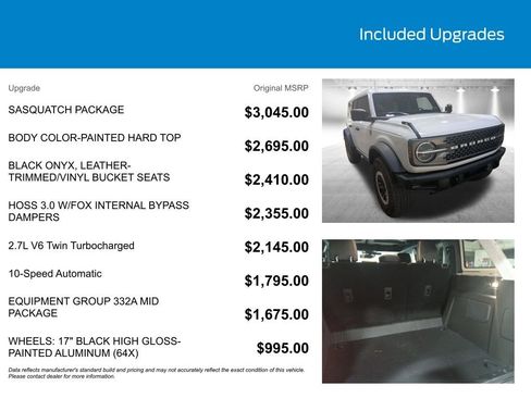 New 2025 Ford Bronco Badlands w/ Sasquatch Package image 3