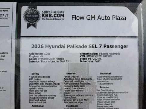 Used 2026 Hyundai Palisade SEL FWD image 39