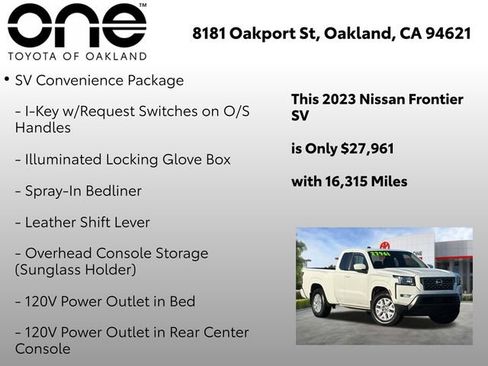 Used 2023 Nissan Frontier SV w/ SV Convenience Package image 11