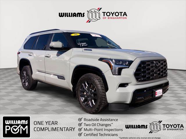 Certified 2026 Toyota Sequoia Platinum w/ Tow Technology Package AWD/4WD image 1