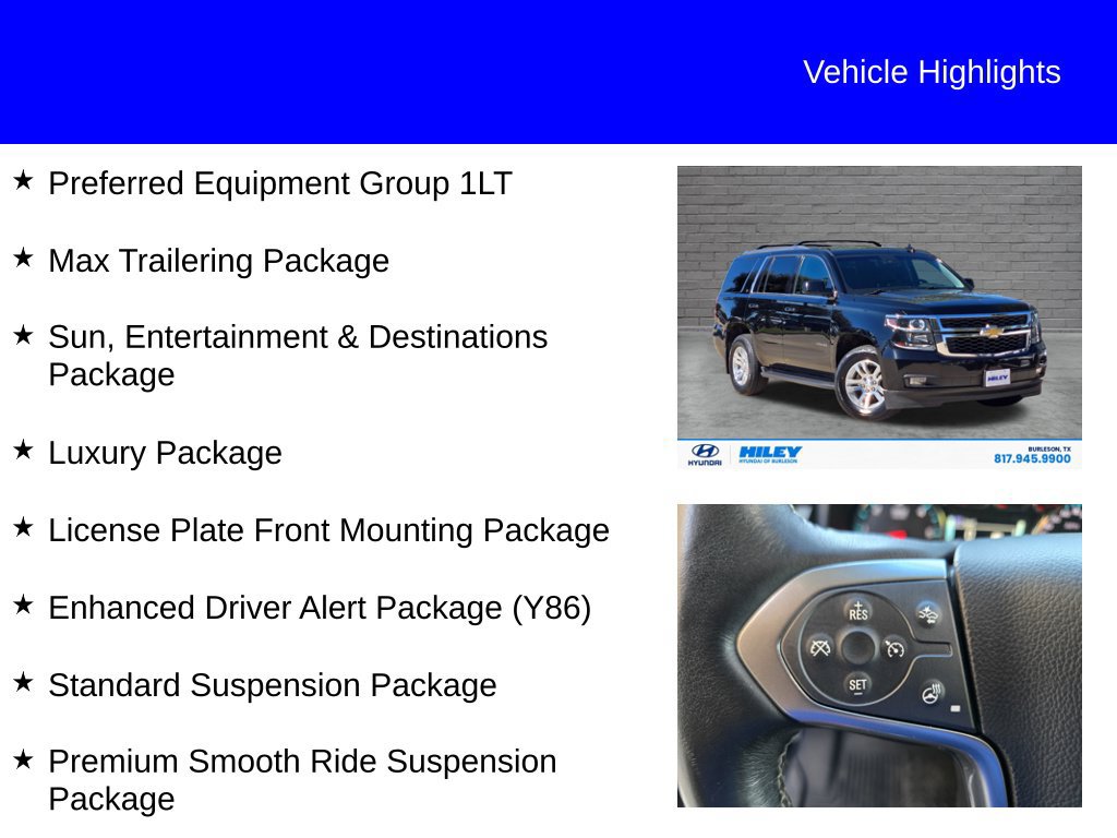 Used 2019 Chevrolet Tahoe LT AWD/4WD image 9