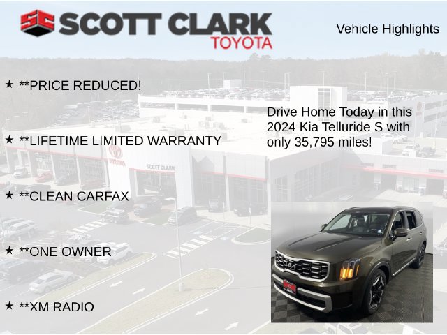 Used 2024 Kia Telluride S w/ S Sunroof Package FWD image 12
