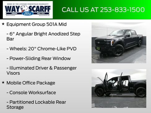 New 2025 Ford F150 Lariat w/ Equipment Group 501A Mid image 6