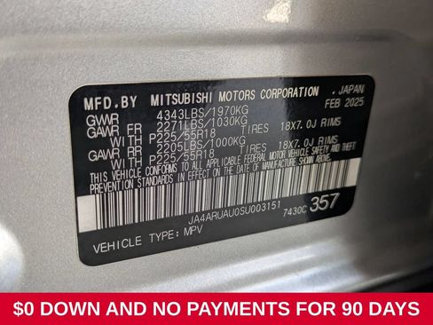 Used 2025 Mitsubishi Outlander Sport ES AWD/4WD image 31