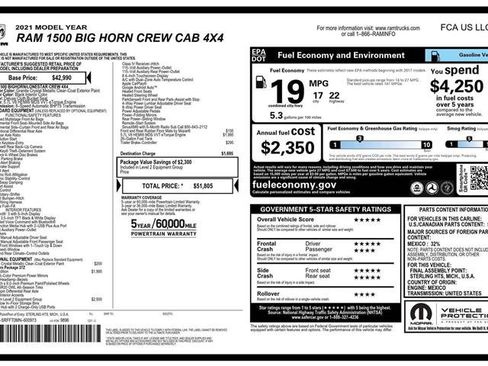 Used 2021 RAM 1500 Big Horn AWD/4WD image 40