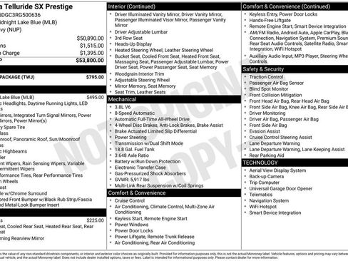 Certified 2024 Kia Telluride SX Prestige w/ Towing Package AWD/4WD image 7