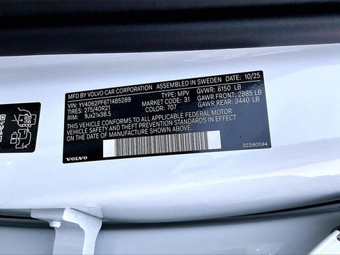 New 2026 Volvo XC90 B6 Ultra w/ Protection Package image 8