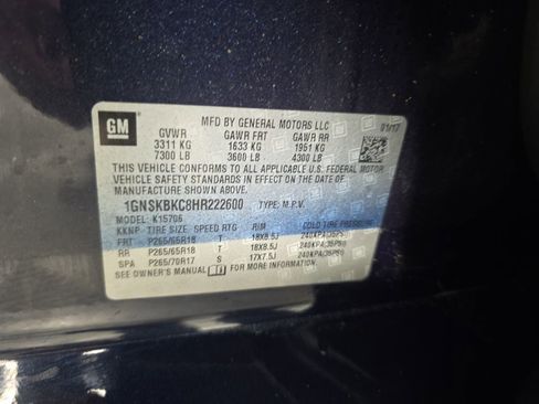 Used 2017 Chevrolet Tahoe LT AWD/4WD image 11