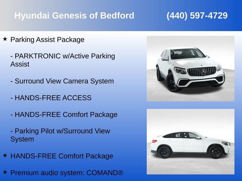 Used 2019 Mercedes-Benz GLC 63 AMG 4MATIC Coupe w/ Parking Assist Package image 7