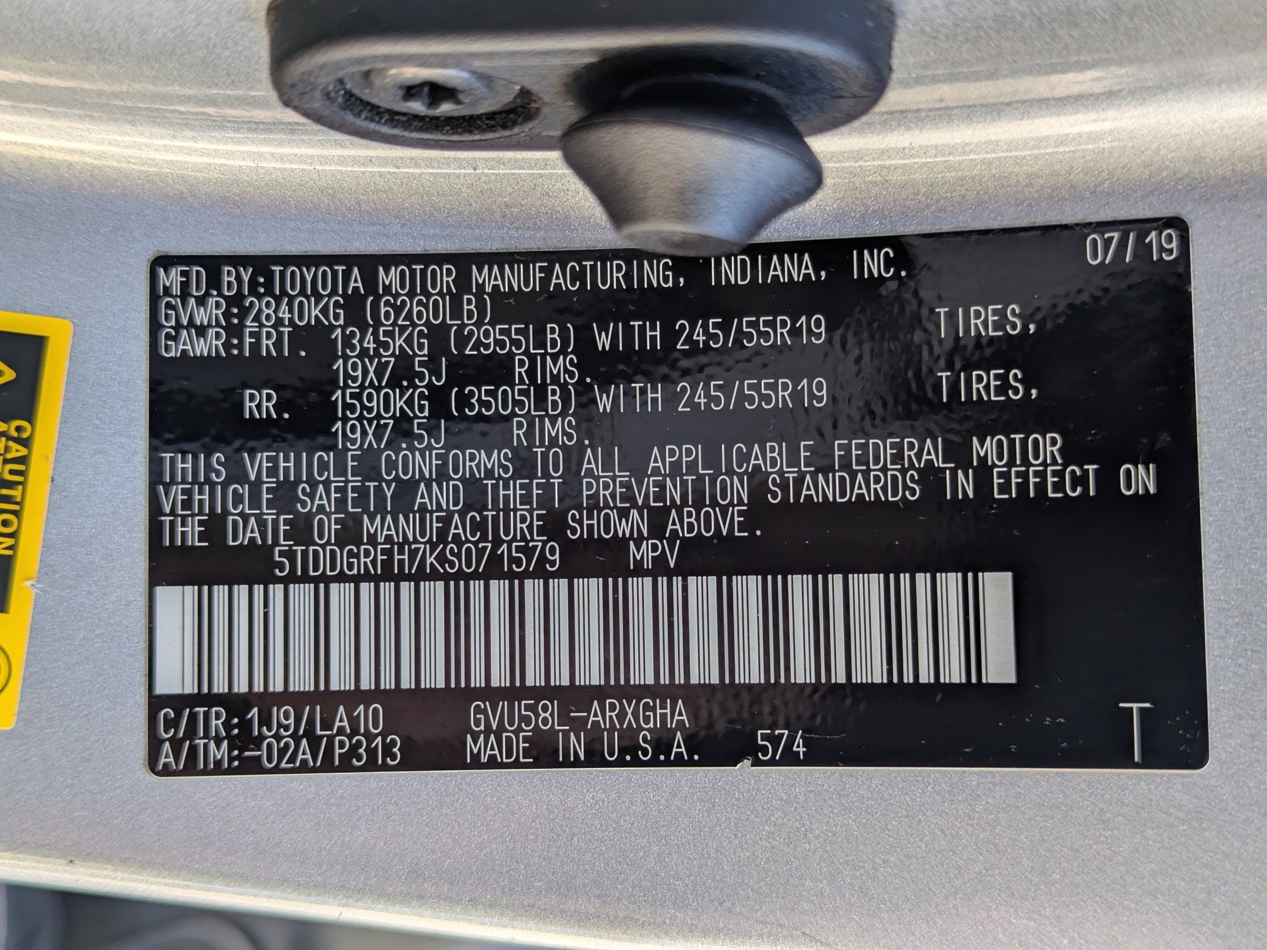 Used 2019 Toyota Highlander Limited AWD/4WD image 52