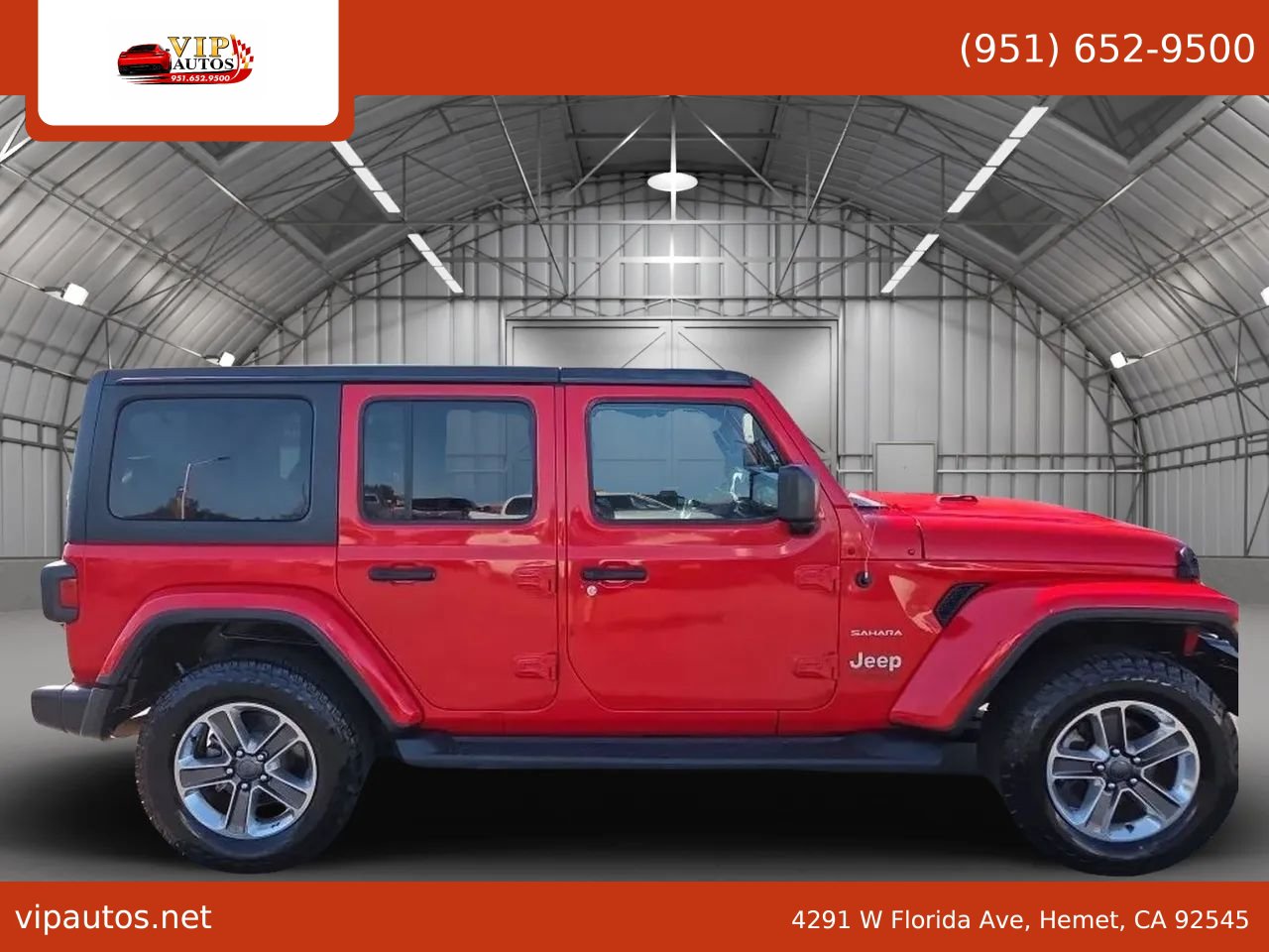 Used 2020 Jeep Wrangler Unlimited Sahara AWD/4WD image 1