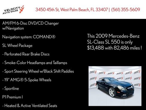 Used 2009 Mercedes-Benz SL 550 SL 550 image 15