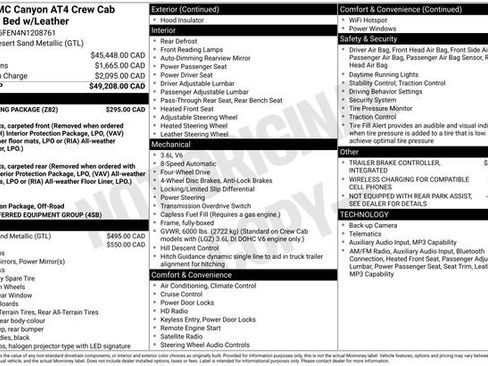 Used 2022 GMC Canyon AT4 w/ Trailering Package AWD/4WD image 10