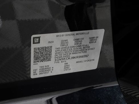 Used 2019 Chevrolet Tahoe Premier w/ Premier Plus Edition AWD/4WD image 35