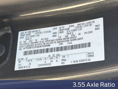 Used 2019 Ford F150 XL w/ Equipment Group 101A Mid RWD image 35