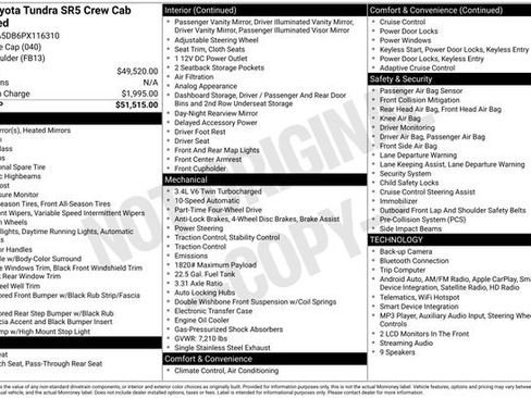 Used 2023 Toyota Tundra SR5 AWD/4WD image 8