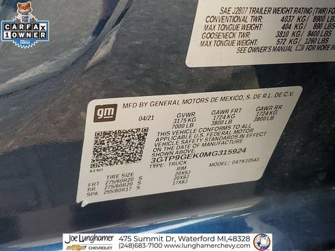 Used 2021 GMC Sierra 1500 Elevation AWD/4WD image 33