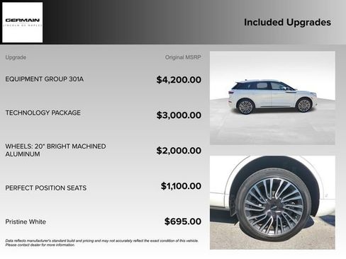 Certified 2021 Lincoln Corsair Grand Touring w/ Equipment Group 301A image 37