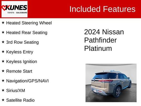 Used 2024 Nissan Pathfinder Platinum w/ Cargo Package AWD/4WD image 3