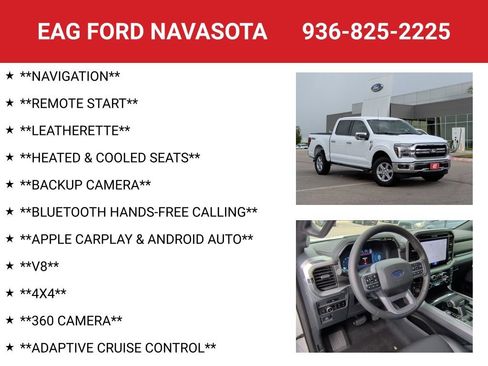 New 2026 Ford F150 Lariat w/ FX4 Off-Road Package AWD/4WD image 4