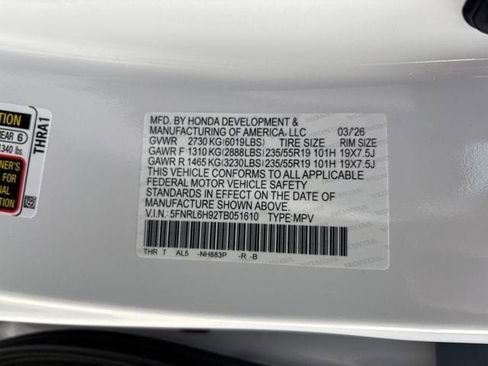 New 2026 Honda Odyssey Elite image 32