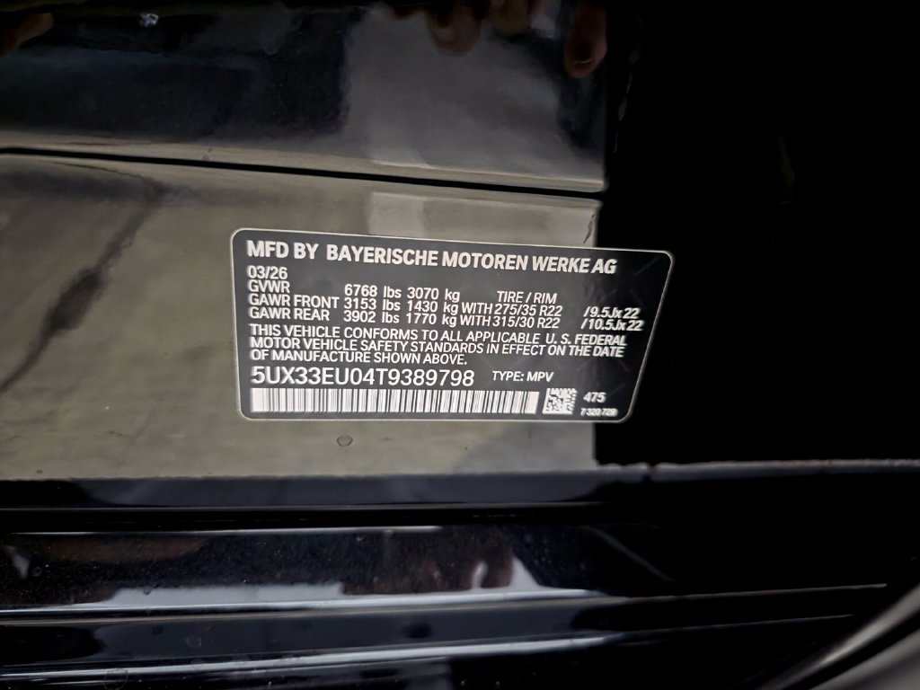 New 2026 BMW X5 M60i w/ Executive Package AWD/4WD image 17
