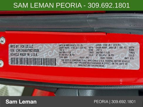 New 2026 Jeep Wrangler Sport image 28