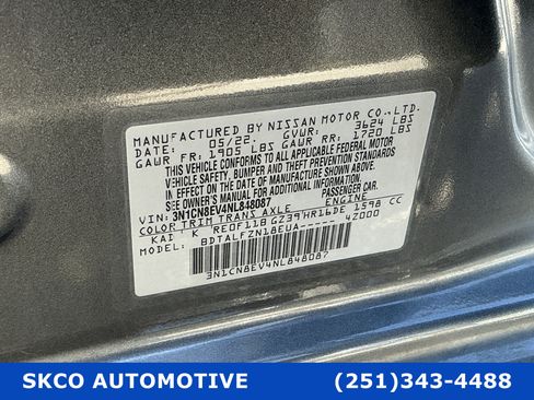 Used 2022 Nissan Versa SV image 28