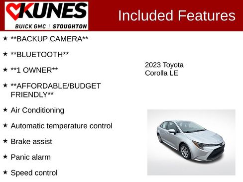 Used 2023 Toyota Corolla LE image 2
