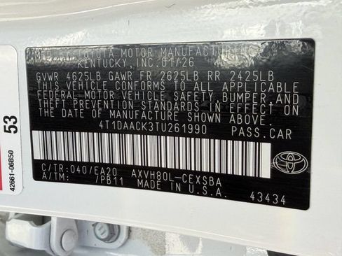Used 2026 Toyota Camry Hybrid w/ Multimedia Upgrade Package FWD image 27