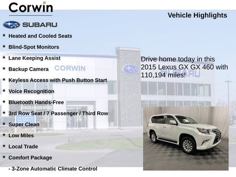 Used 2015 Lexus GX 460 w/ Premium Package image 6