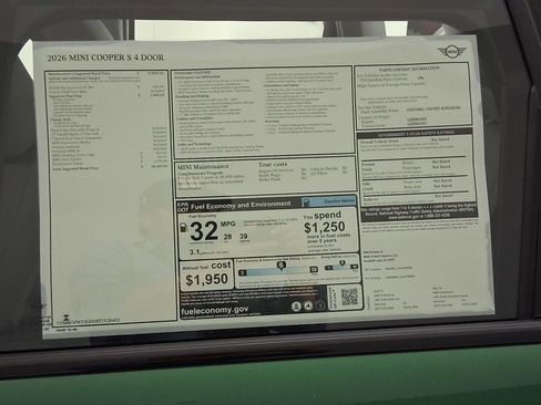 New 2026 MINI Cooper S FWD image 29