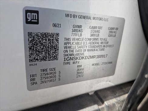Used 2021 Chevrolet Suburban Z71 AWD/4WD image 16