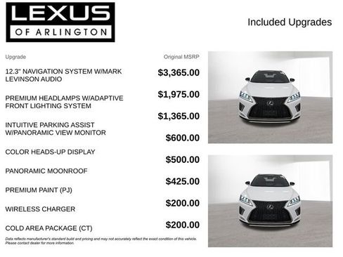 Used 2021 Lexus RX 350 F Sport w/ Cold Area Package (CT) image 4