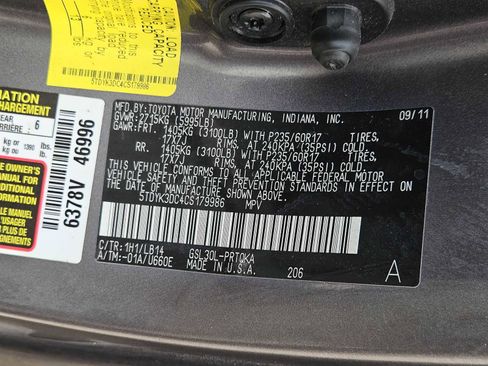 Used 2012 Toyota Sienna XLE image 31