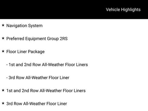 Used 2025 Chevrolet Traverse RS w/ LPO, Floor Liner Package AWD/4WD image 2