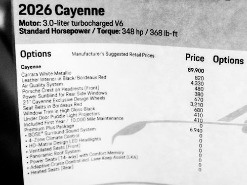 New 2026 Porsche Cayenne image 30