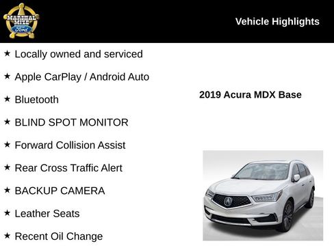 Used 2019 Acura MDX SH-AWD w/ Technology Package image 2