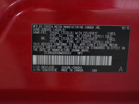 Used 2011 Toyota RAV4 Limited w/ Limited Extra Value Pkg FWD image 28